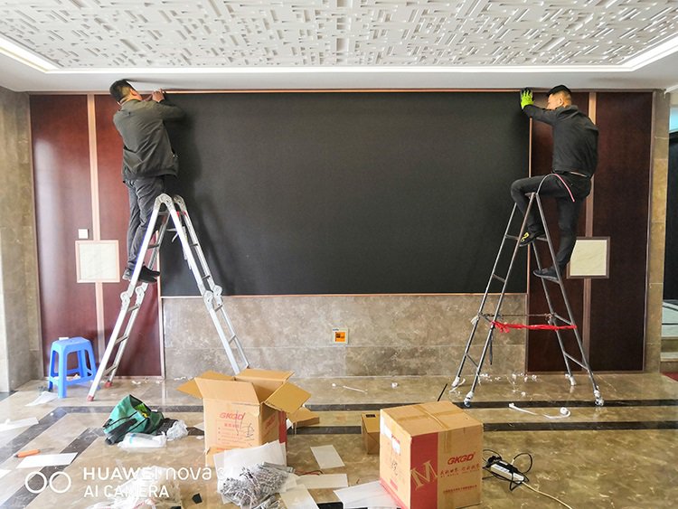 新泰市城市建設開發公司11㎡室內P2全彩屏