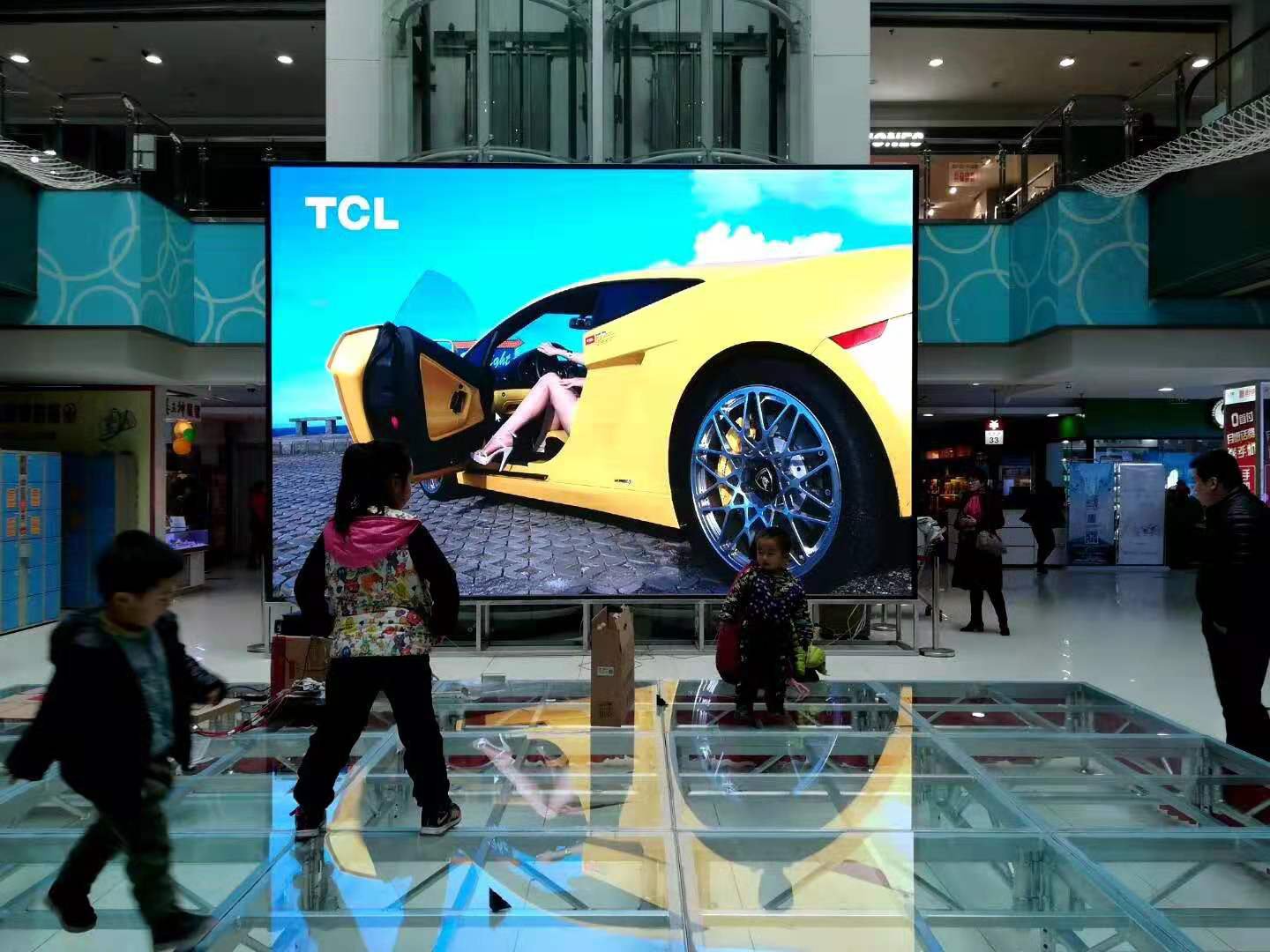 東平魯元商廈18㎡室內P3全彩屏