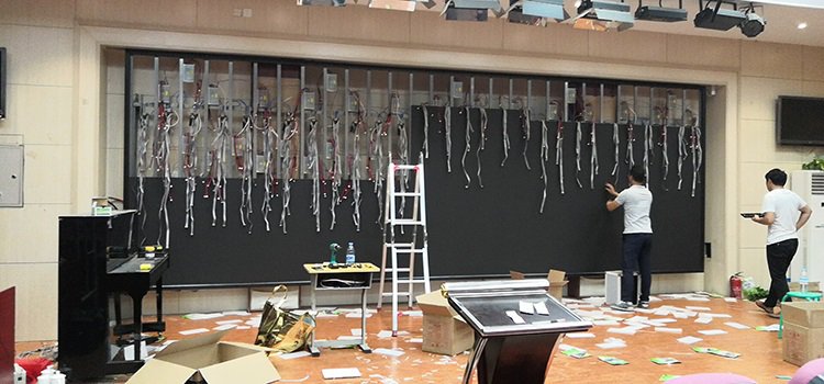 濟南市奧龍小學20㎡室內P2全彩屏